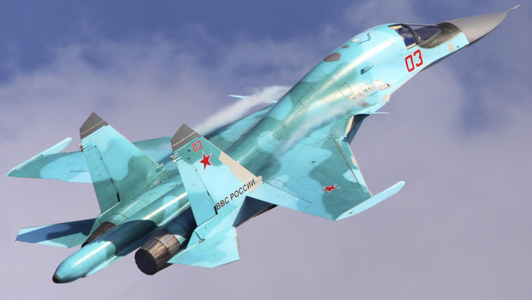 Un bombardier rusesc Su-34 ar fi fost doborât deasupra Ucrainei
