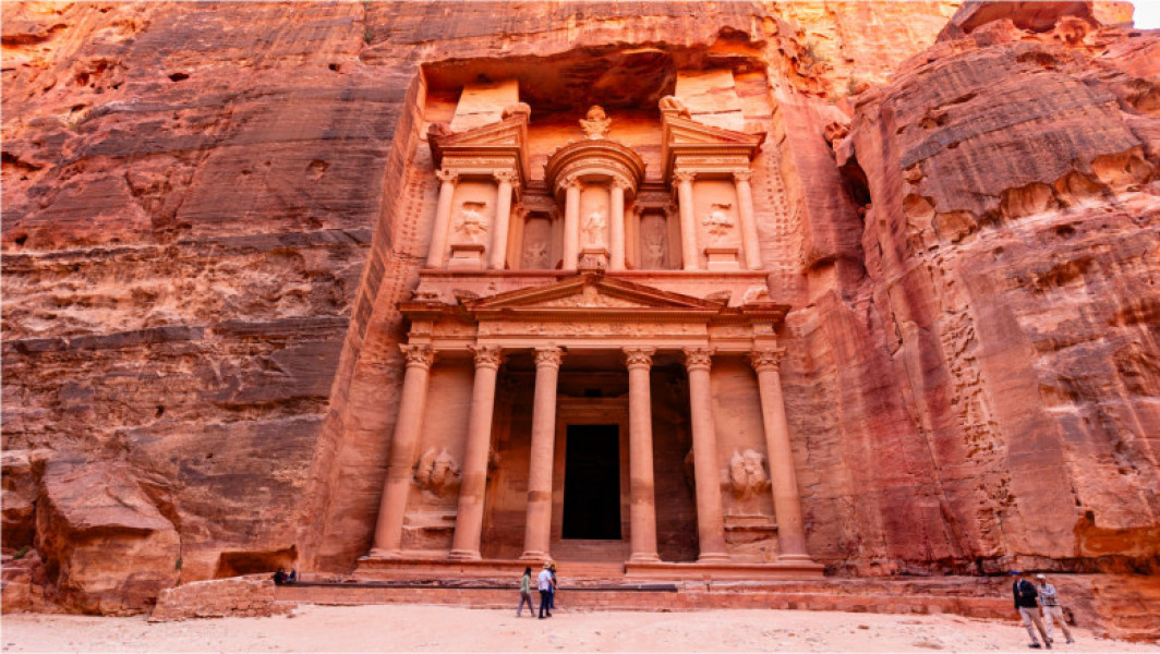Descoperire rară sub Trezoreria din Petra, Iordania