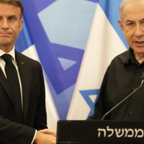 Netanyahu, dezamăgit de declarațiile lui Macron