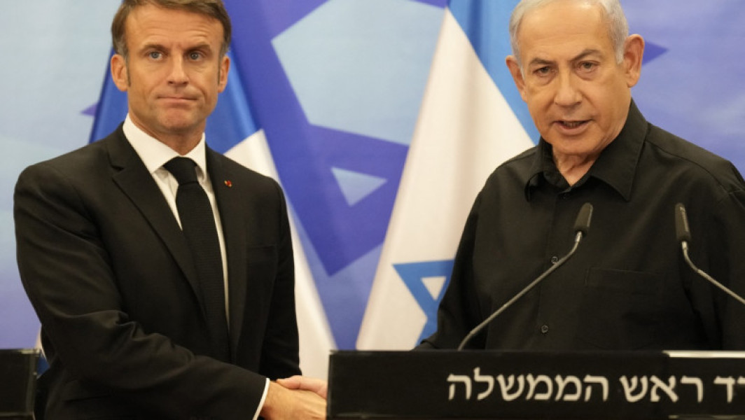 Netanyahu, dezamăgit de declarațiile lui Macron
