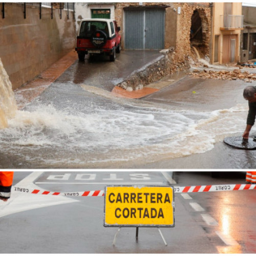 Avertizare meteo: cod roșu de ploi in zona Castellon, Spania