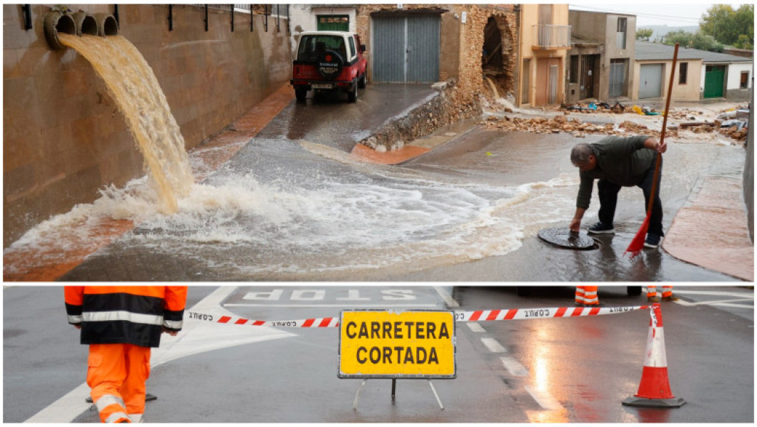 Avertizare meteo: cod roșu de ploi in zona Castellon, Spania
