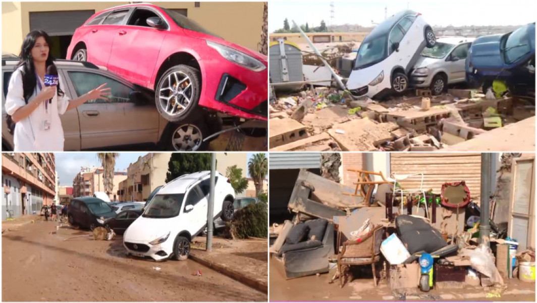 Inundatii devastatoare in Spania: peste 200 de victime, printre care si un roman
