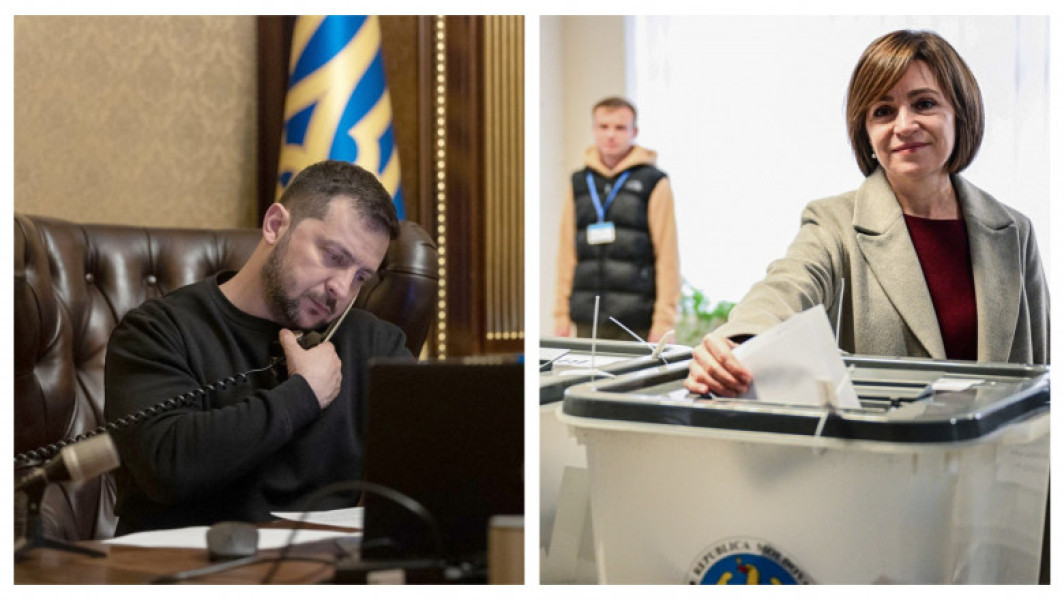 Zelenski o felicită pe Maia Sandu și o invită la Kiev