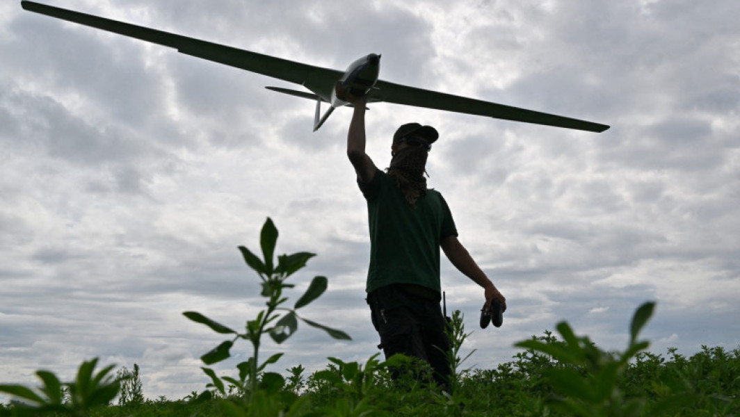 Vânători ruși surprinși de o drone ucraineană în regiunea Kaluga