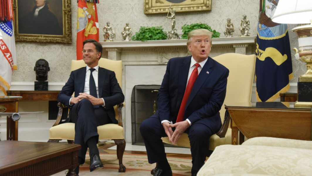 Secretarul general al NATO, Mark Rutte, se întâlnește cu Donald Trump