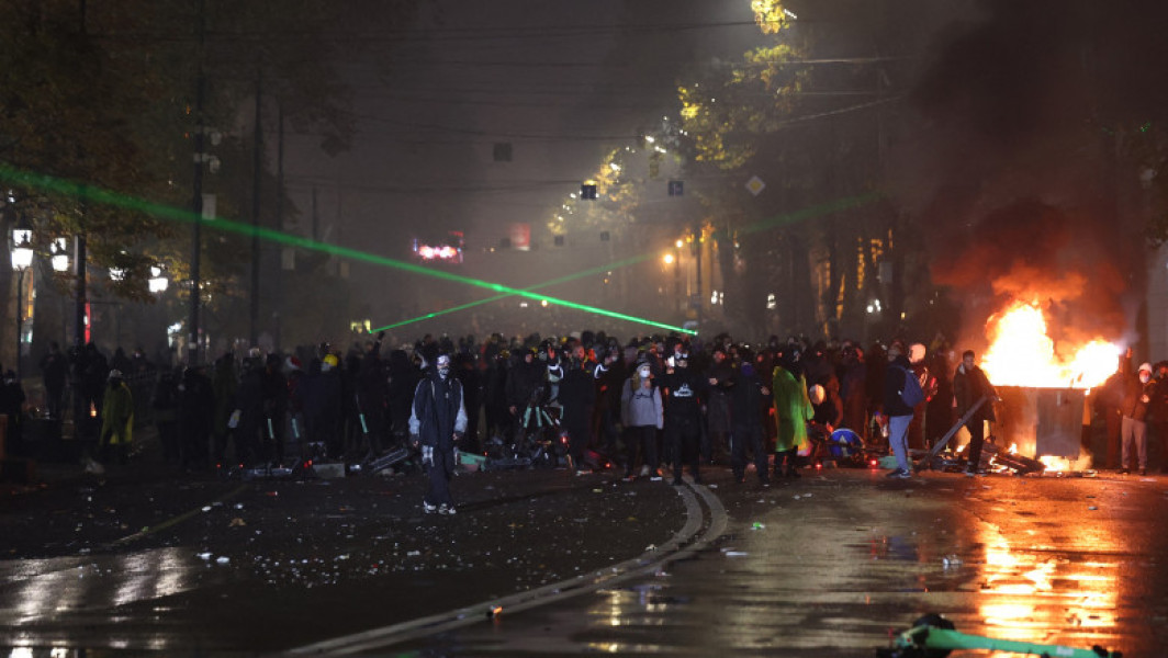 Kremlinul acuză protestele proeuropene din Georgia de tentativa de "Revoluție Portocalie"