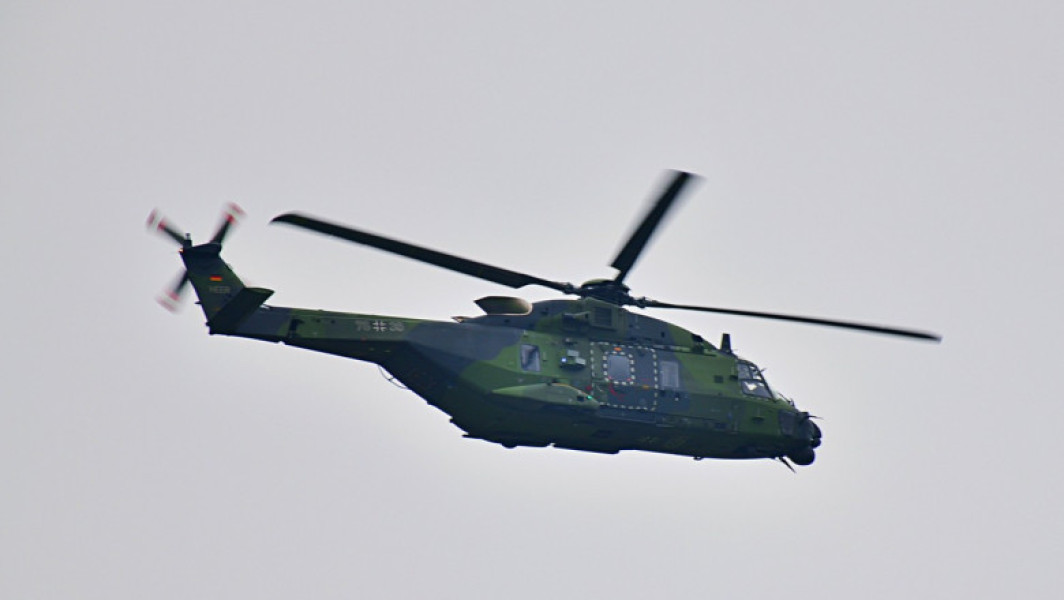 Incident între o navă rusă și un elicopter german în Marea Baltică