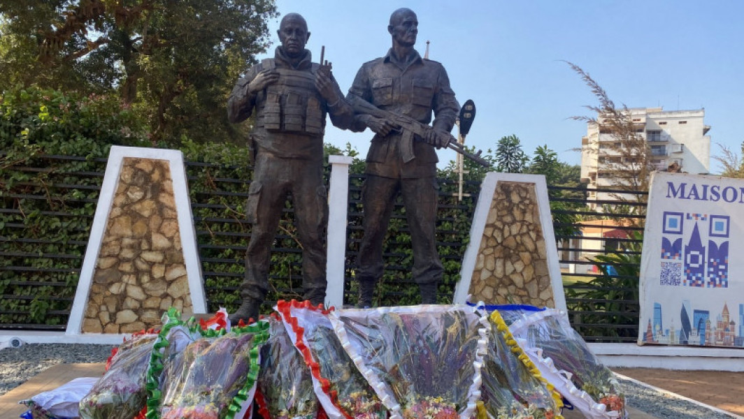Monument în onoarea lui Evgheni Prigojin dezvelit în Republica Centrafricană