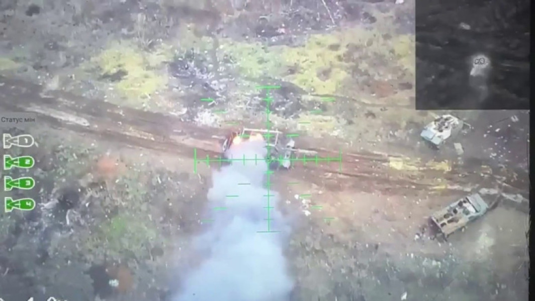 Polițiștii de frontieră din RUBPAK Phoenix resping un atac rusesc în apropierea satului Kurdiumivka