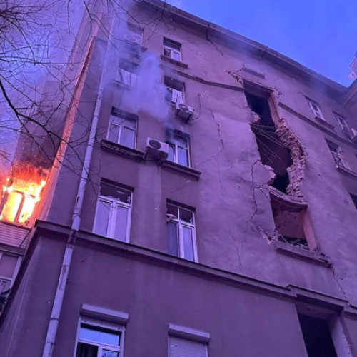 Atac cu drone rusesc asupra Kievului în noaptea de Anul Nou
