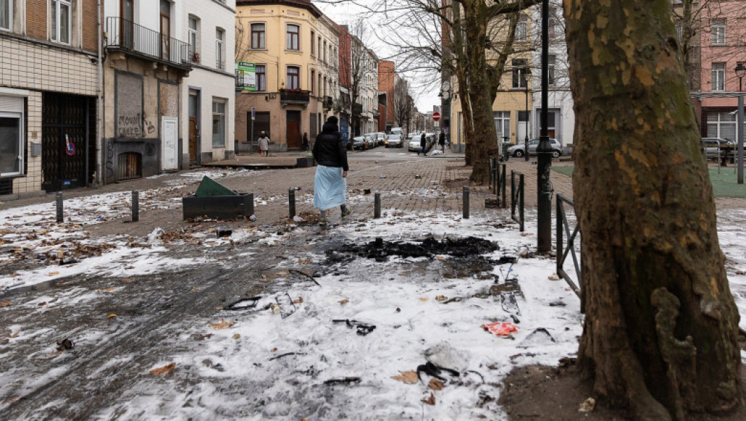 Scene de violență extremă la Bruxelles în noaptea dintre ani