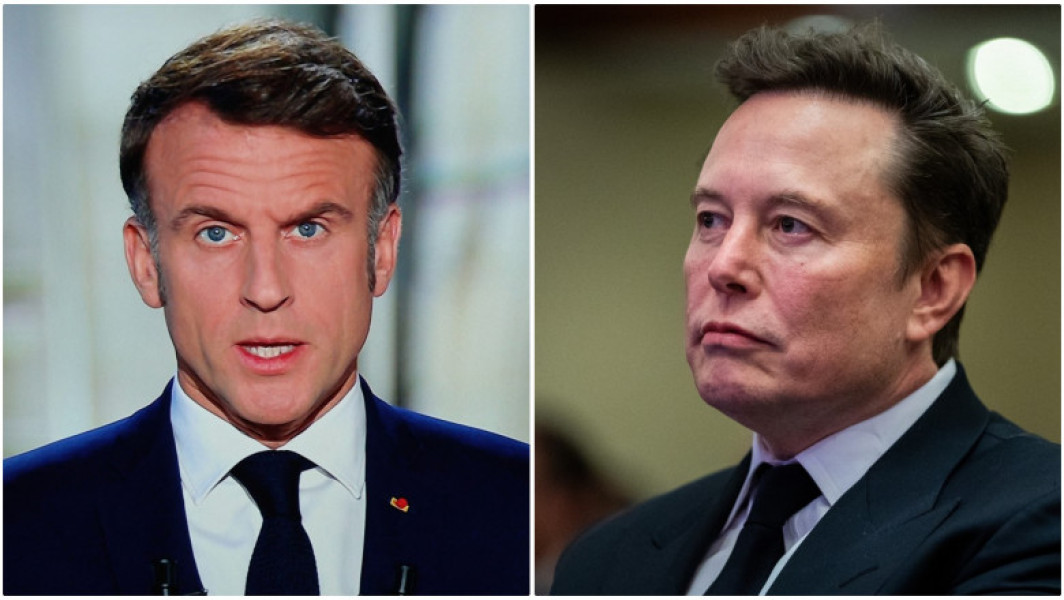 Macron îl critică pe Musk pentru implicațiile în politica europeană