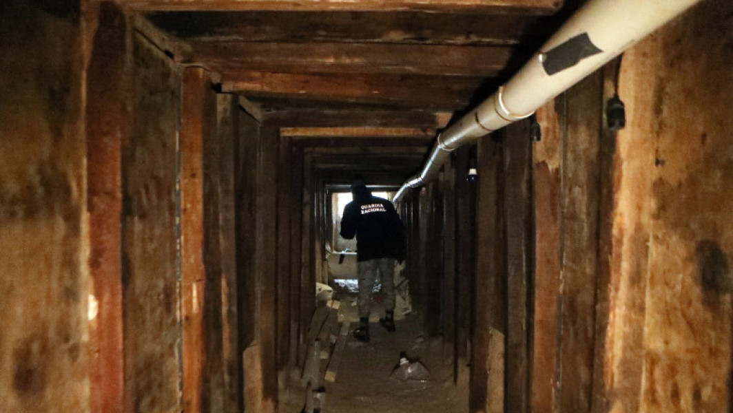 Tunel transfrontalier descoperit între SUA și Mexic va fi sigilat