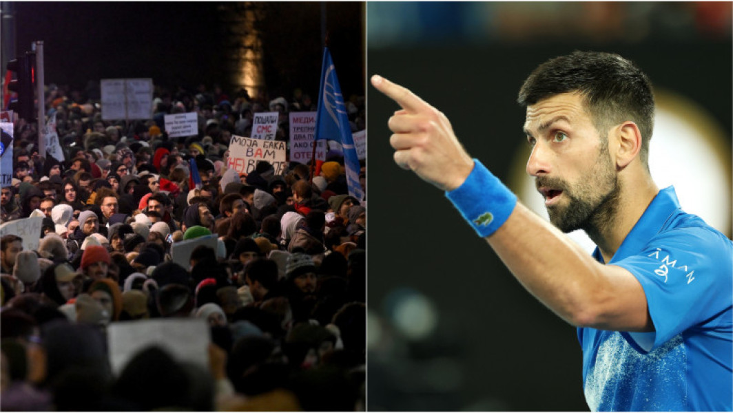 Novak Djokovici transmite un mesaj de susținere studenților din Serbia
