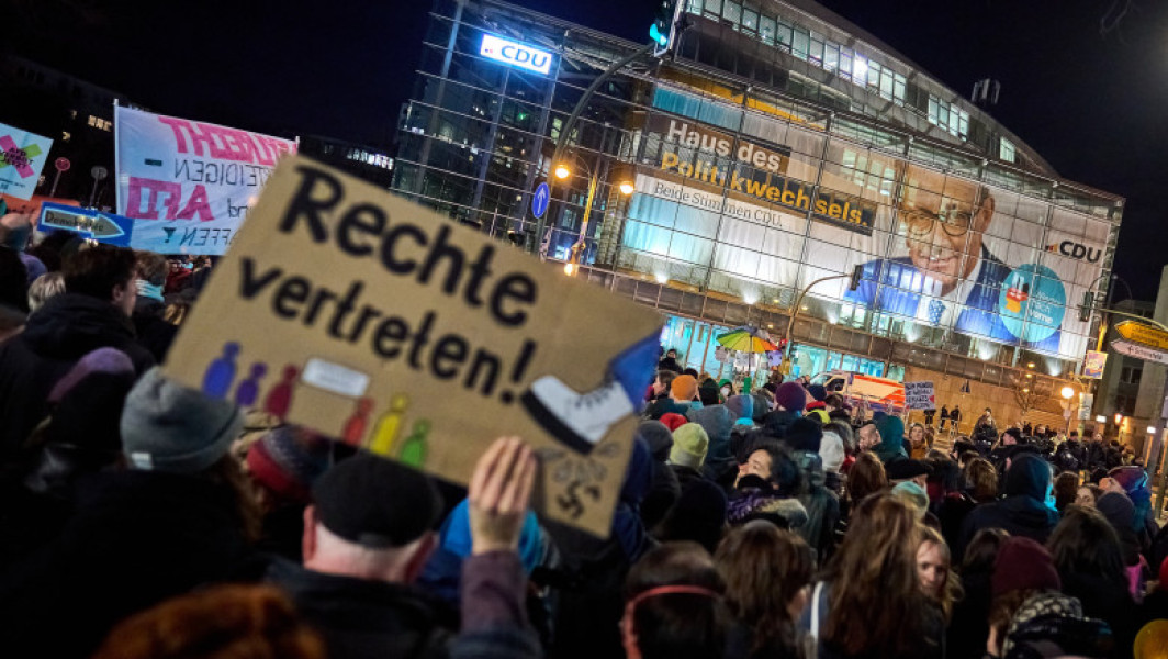 Proteste la Berlin împotriva politicii de migrație adoptate de CDU