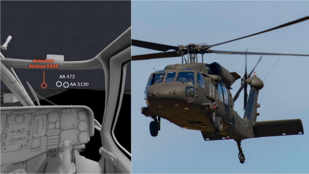 Pilotii elicopterului Black Hawk, in fata coliziunii cu avionul Bombardier CRJ700