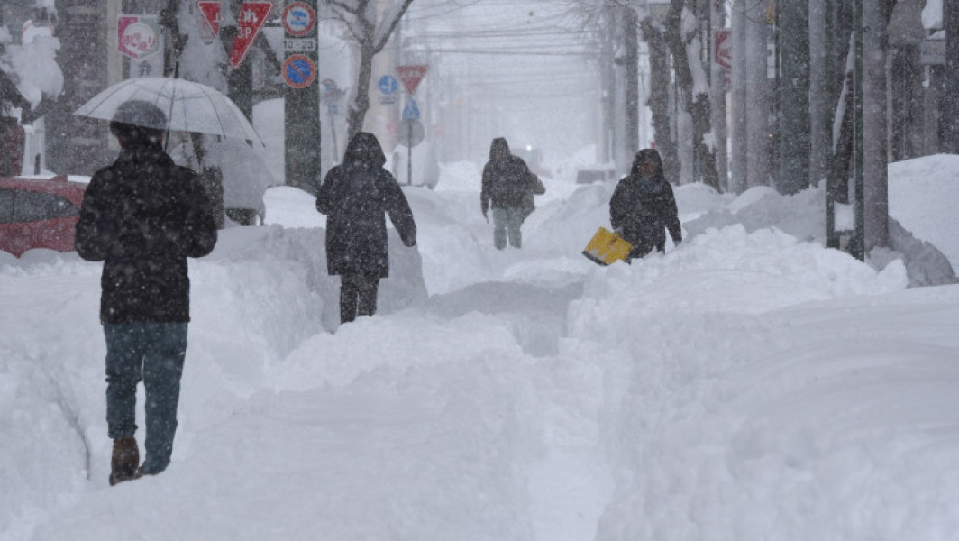 Ninsori record în Japonia: Hokkaido afectat de o iarnă aspră
