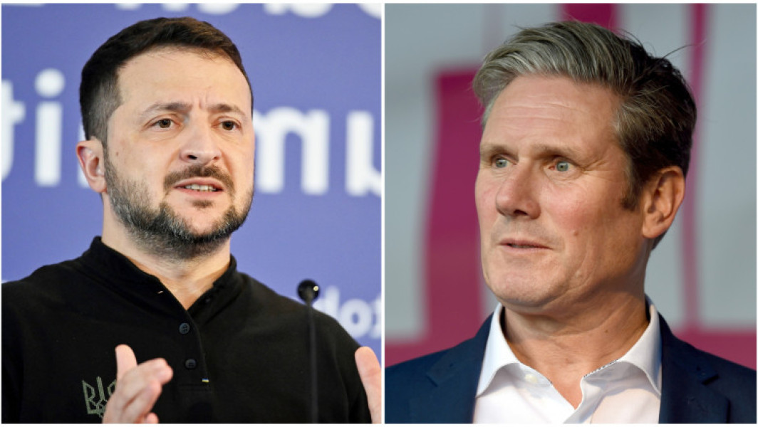 Keir Starmer reafirmă sprijinul britanic pentru Ucraina în conversația cu Volodimir Zelenski