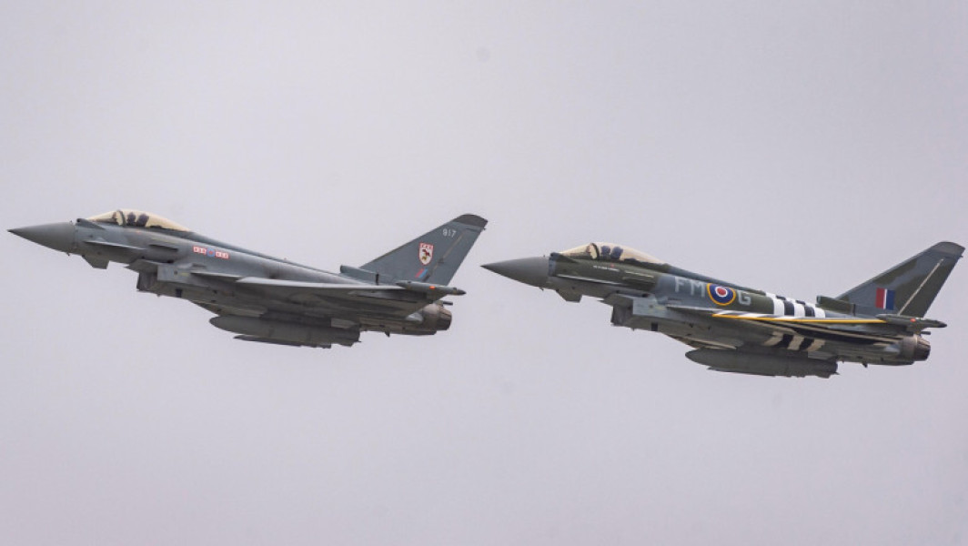 Marea Britanie consideră desfășurarea avioanelor de luptă Typhoon în Ucraina