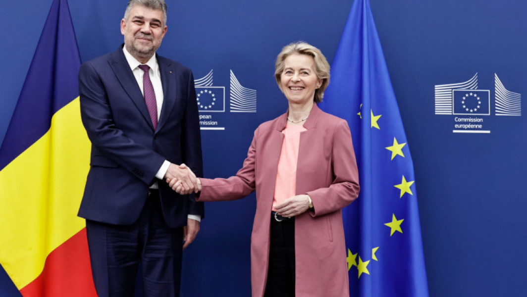 Premierul Ciolacu discută la Bruxelles despre prioritățile României