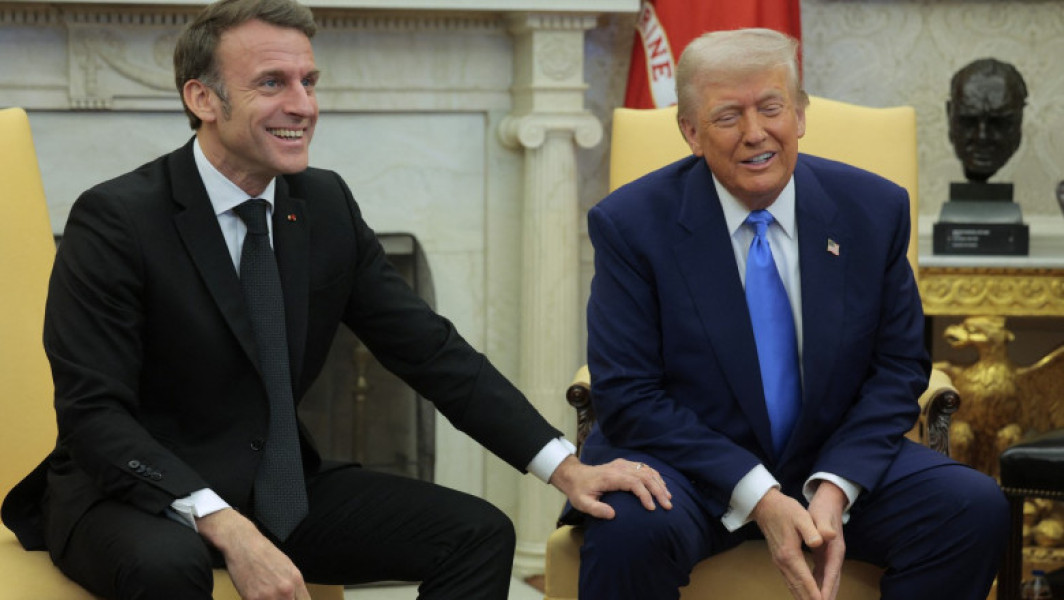 Macron îl corectează pe Trump privind sprijinul pentru Ucraina