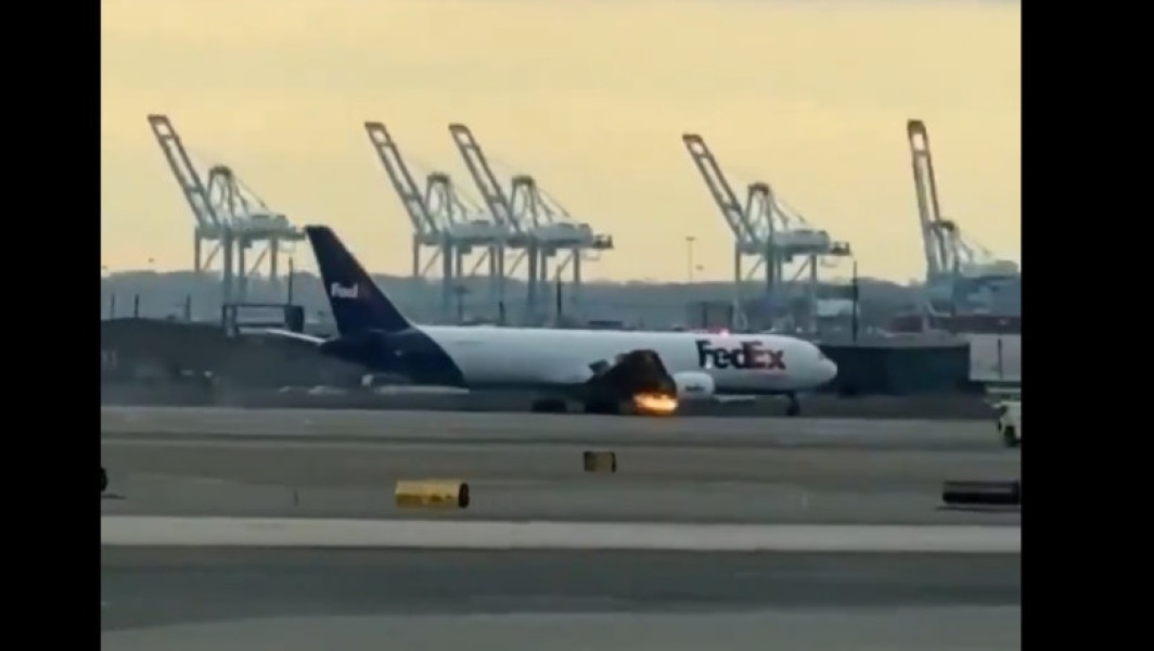 Aterizare de urgență a unui avion cargo FedEx pe Aeroportul Internațional Newark