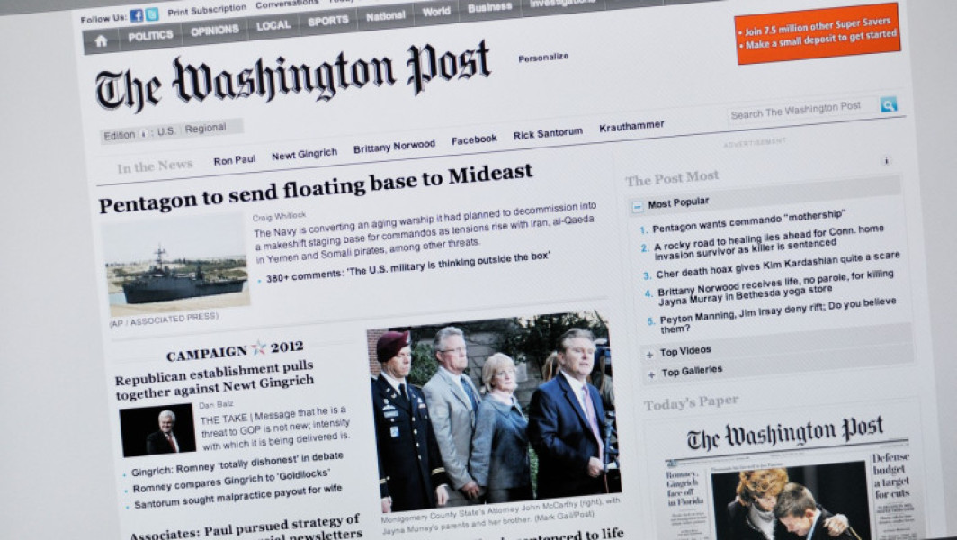 Peste 75.000 de abonati ai The Washington Post au renuntat la subscriptie