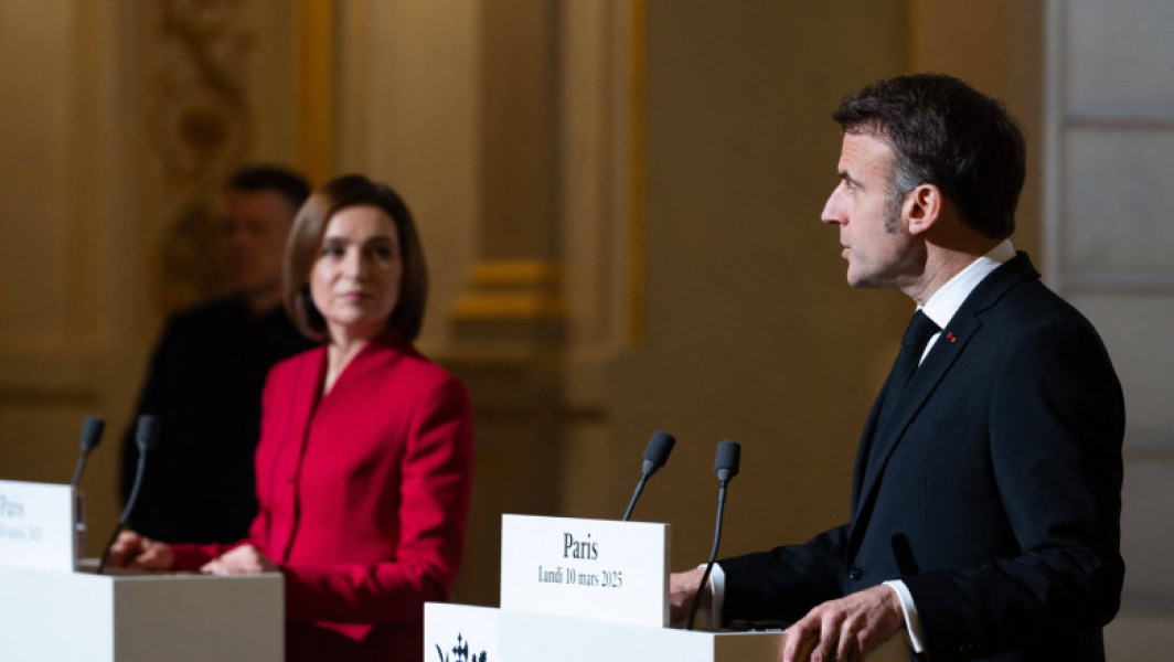 Macron denunță tentativele rusești de destabilizare a Moldovei