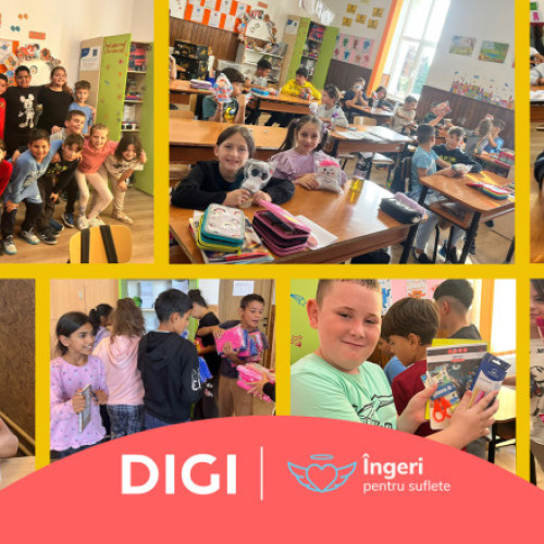 DIGI sprijină pentru a patra oară campania „Dulăpiorul Fermecat” în județul Arad