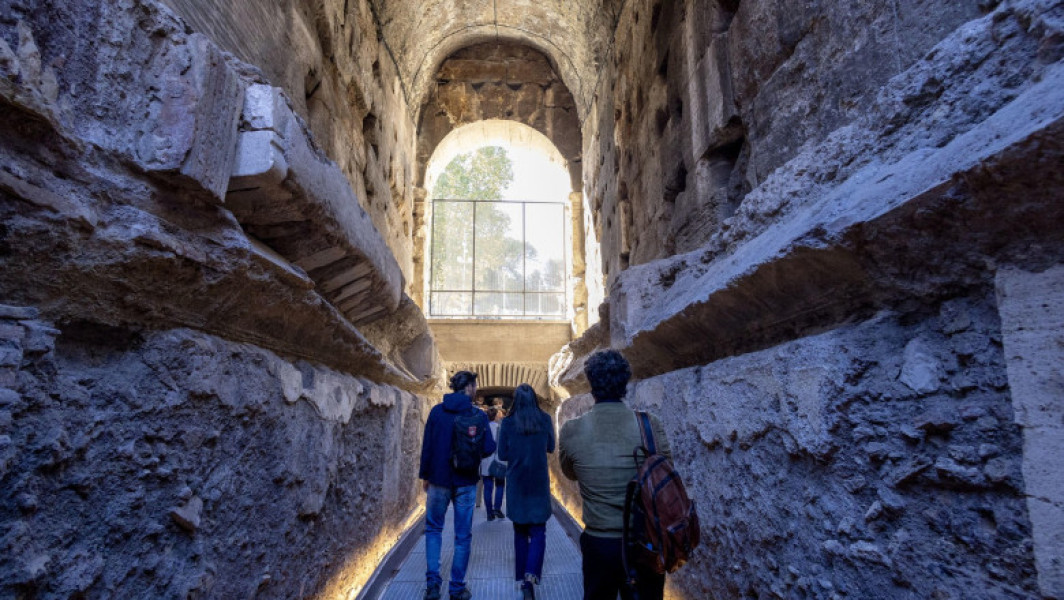 Pasajul secret al lui Commodus din Colosseumul din Roma se deschide pentru public