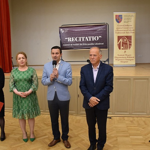 Zeci de elevi din tot județul s-au întrecut în concursul de recitări din lirica poeților sătmăreni. Lista premianților