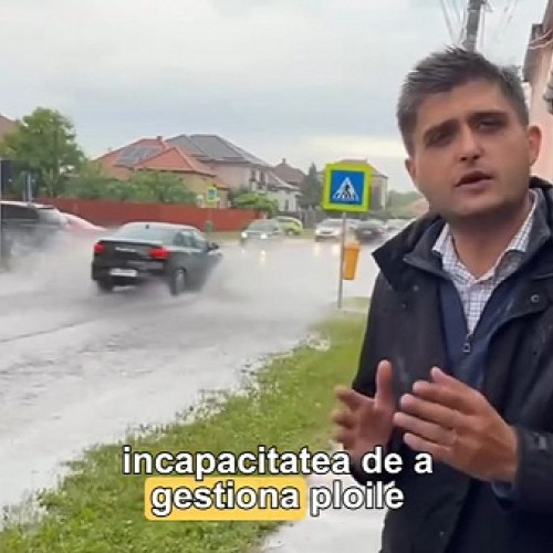 După orice ploicică, Satu Mare devine Veneția Ardealului