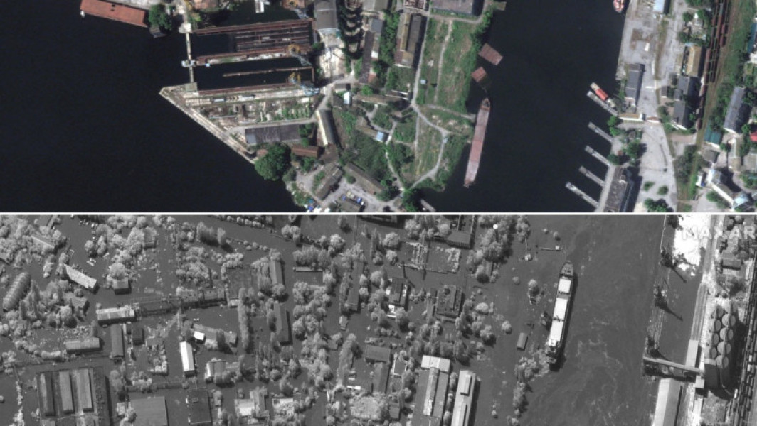 Galerie Foto "Arată ca Dresda sau Londra după al Doilea Război Mondial". Cum se vede din satelit Ucraina bombardată de ruși
