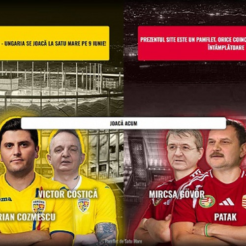 Joc de fotbal online ca pamflet electoral inedit pentru alegerile locale de la Satu Mare
